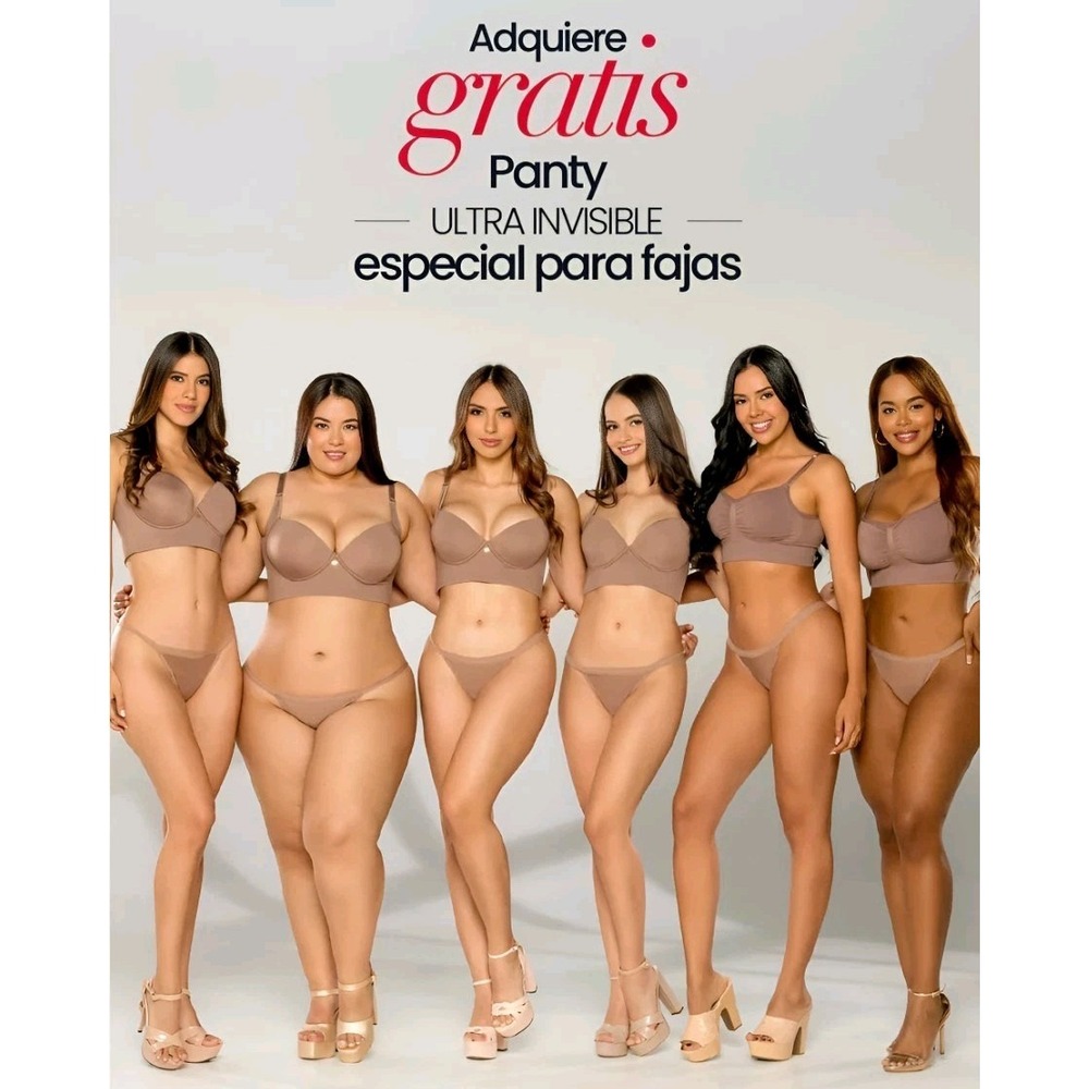 XS Stagmi Invisible Girdle Best Colombian Shaper SMI7089 Mid-Thigh & Thong Set! - Picture 12 of 16